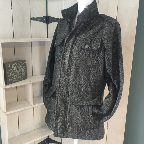 Jz Chief Peacoat Tweed Coat Men Winter Mens Wool Jacket