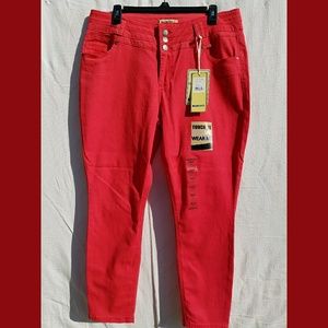 BlueSpice red skinny jeans