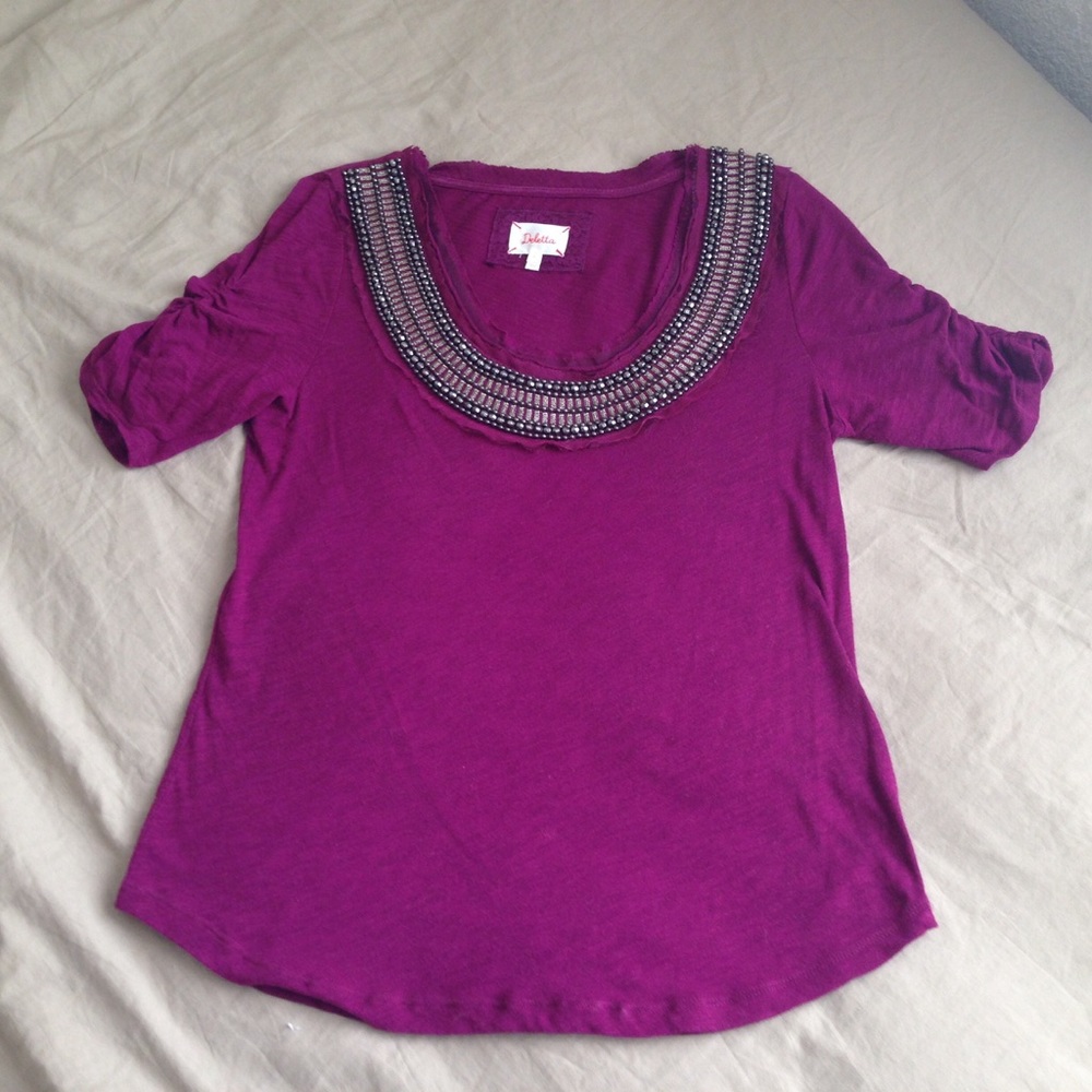 Beautiful jewelscape top from Anthropologie