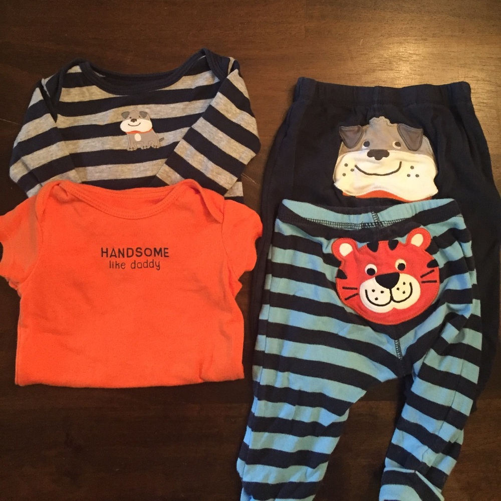 Bulldog and Tiger outfits