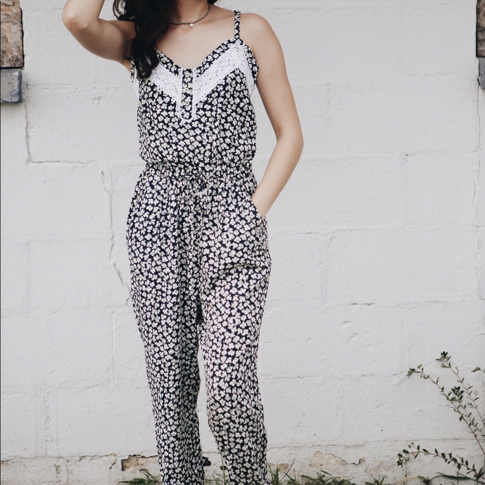 Floral jumpsuit