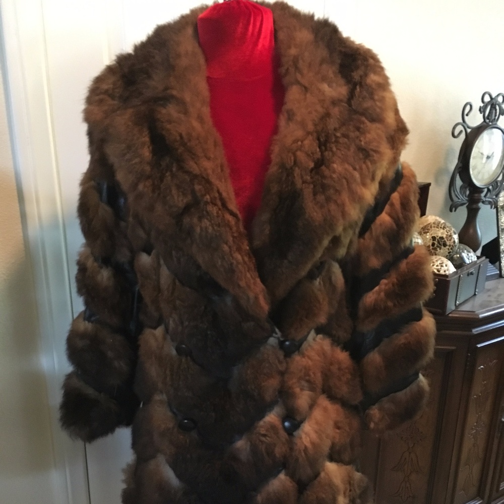 Awesome Raccoon and Leather coat