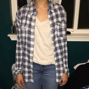 Blue Plaid Flannel