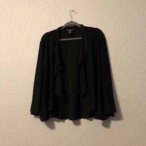 Black Blazer with drape front