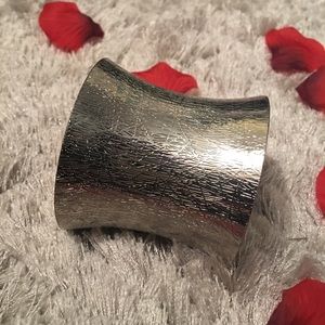 Textured Silver Cuff