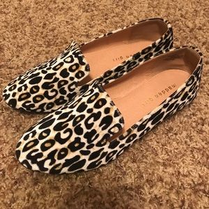 Leopard loafers