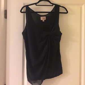 Black Sleeveless Blouse