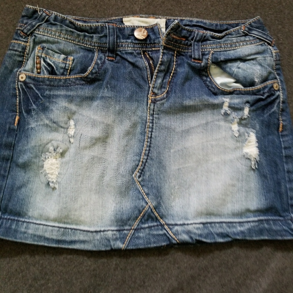 Juniors denim skirt size 1/2