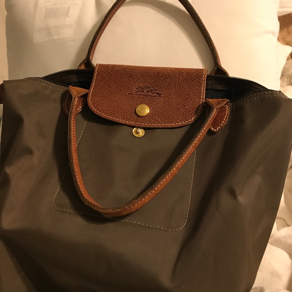 Small Green LongChamp Bag