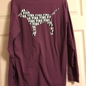 PINK size small long sleeve shirt