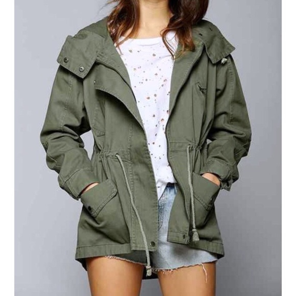 Urban Outfitters Navy Blue Military Jacket
