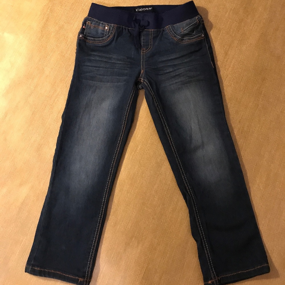 Vigoss Pull On Jean with Elastic Waistband, Size 8