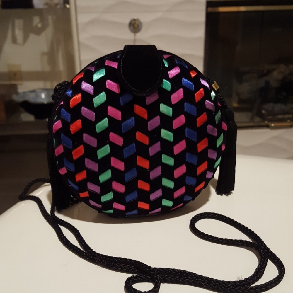 Cute and Practical Velvet Evening Bag