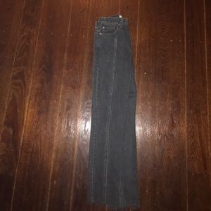 The reformation black high waisted jeans