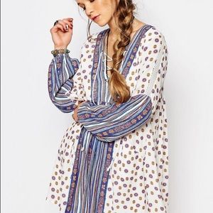 LOW PRICE! Free People Rain or Shine Mini Dress