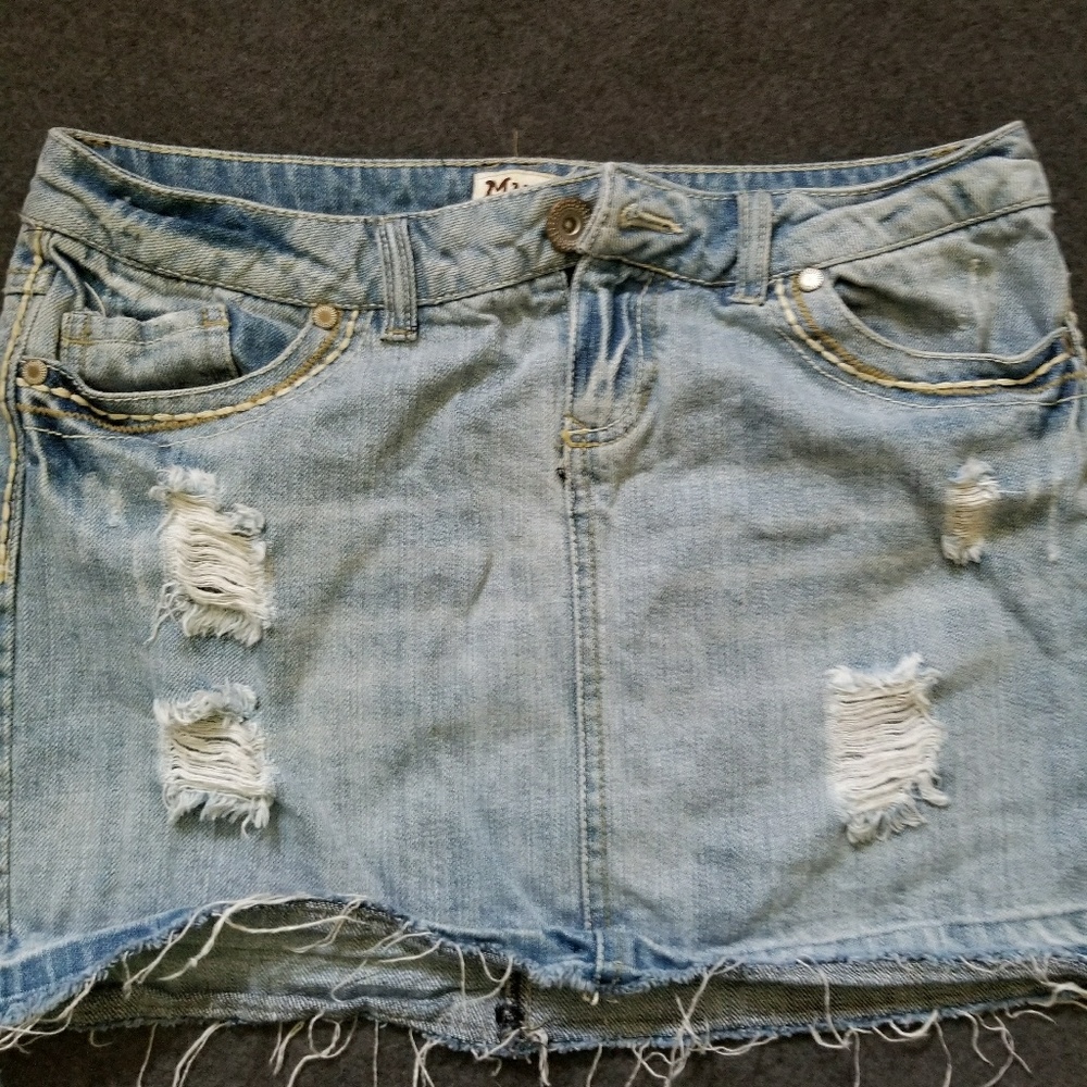 Juniors size 3 denim skirt