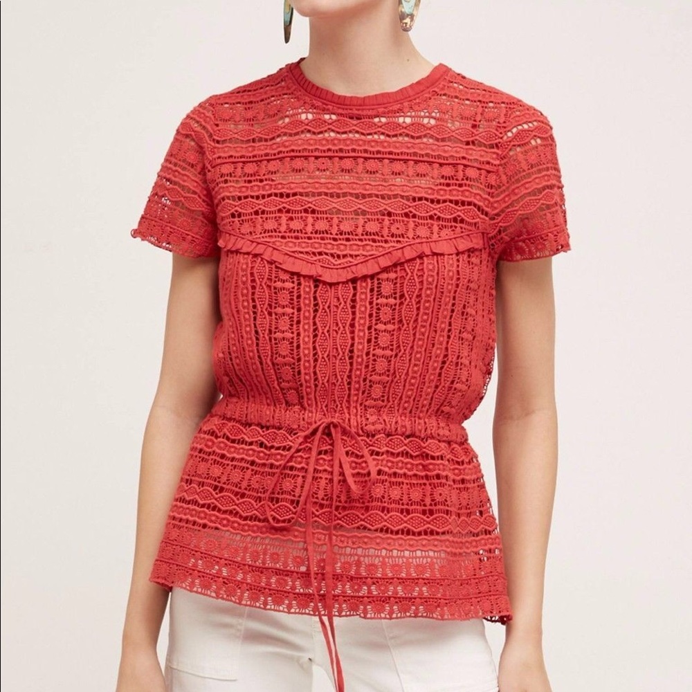 Anthropologie Berenice Blouse by Carolina K Medium