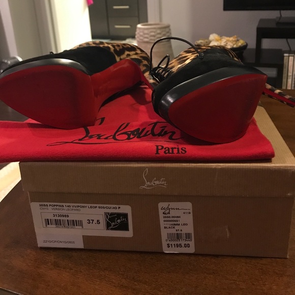 Christian Louboutin Paris leopard shoes - Picture 5 of 8
