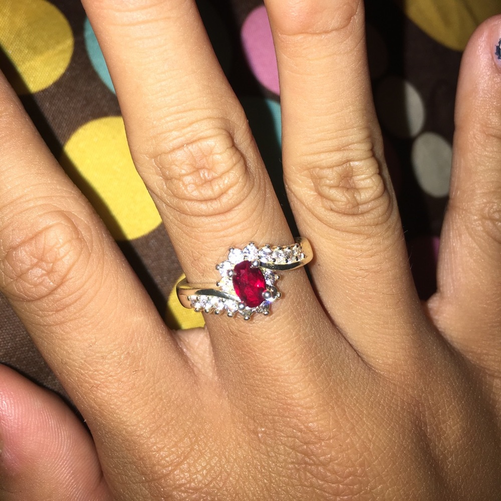 Ruby Red Ring (Size 7)