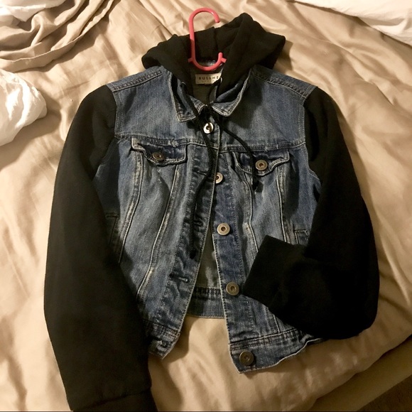 pacsun color block denim jacket