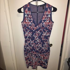 BCBG Maxazria Geometric bodycon