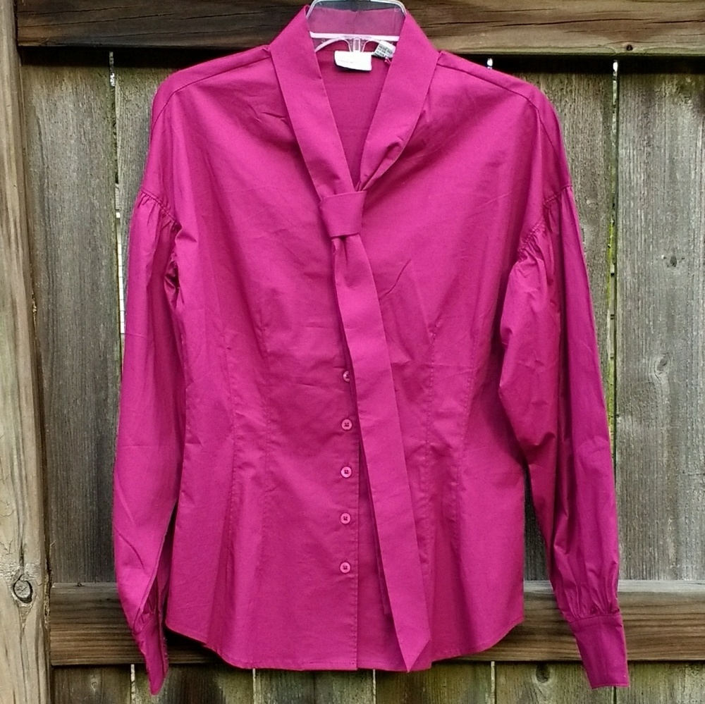 Newport News Blouse With Tie Detail