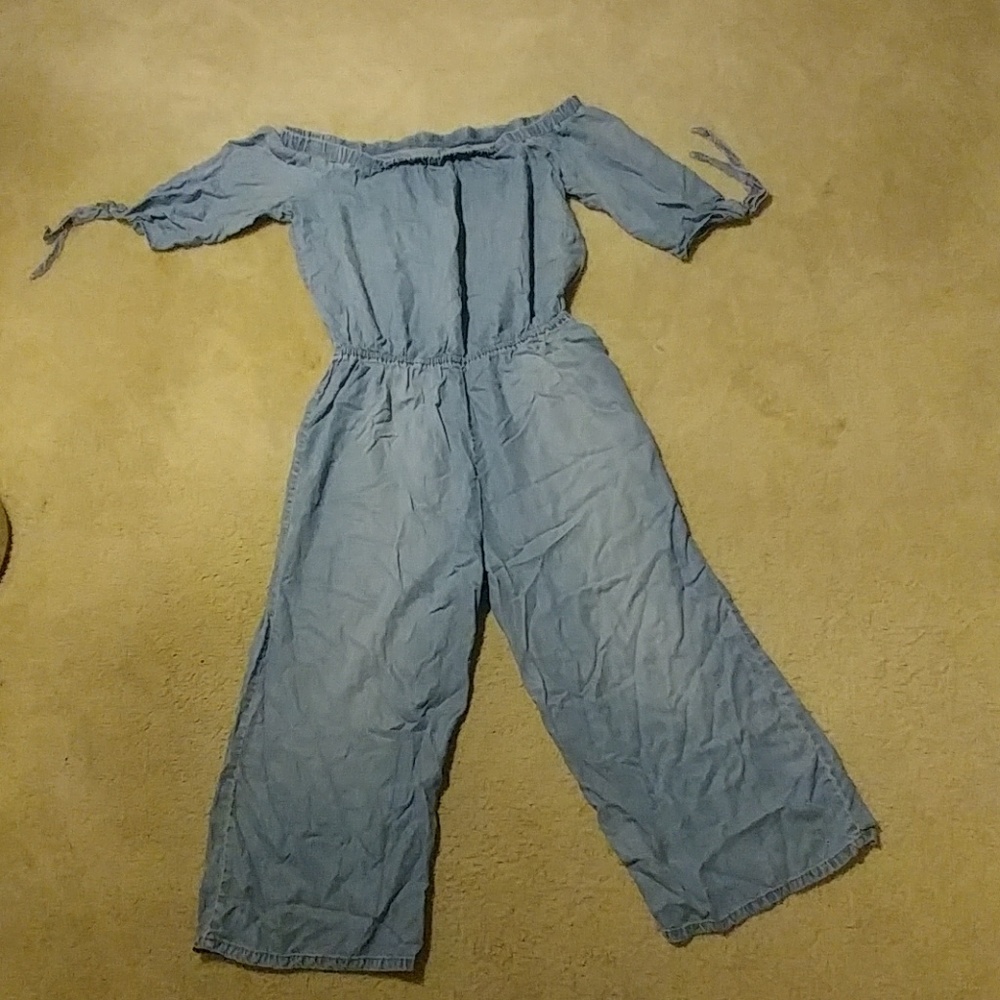 Light blue jean jumper