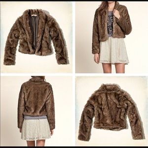 Faux fur coat