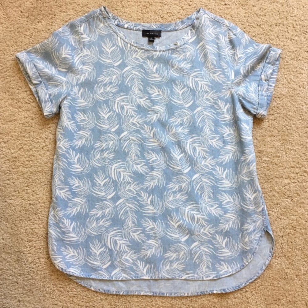 The Limited Chambray patterned shirt