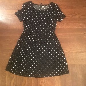 Black and white heart dress from H&M