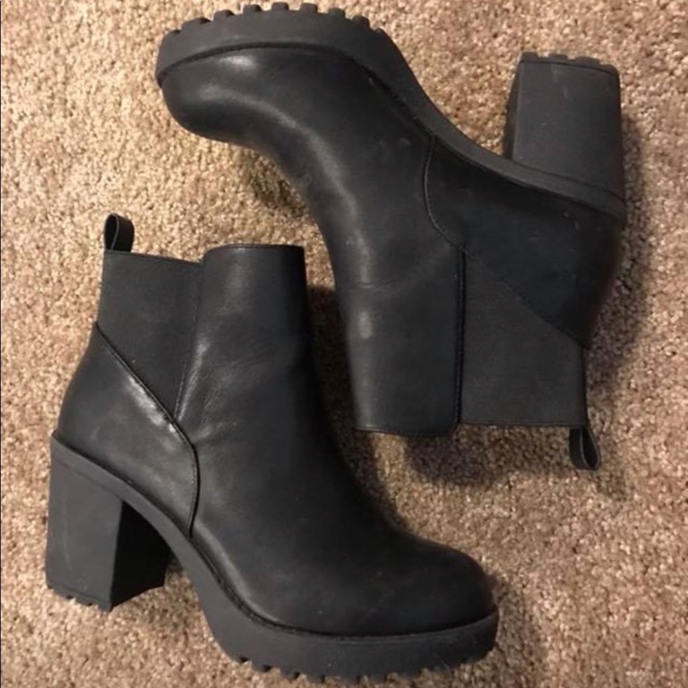 Urban Outfitters Black Heeled Booties