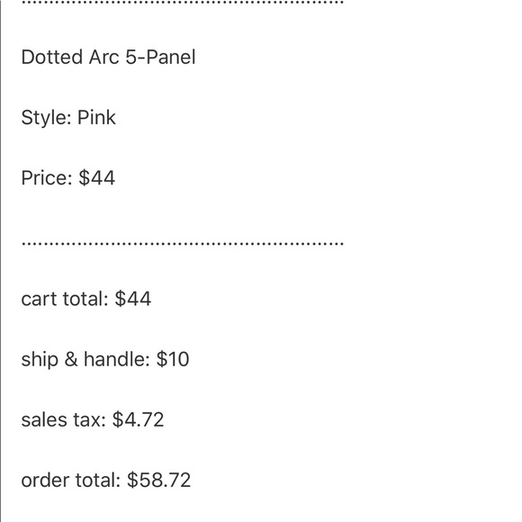 Supreme hat dotted arc 5 panel - Picture 2 of 3