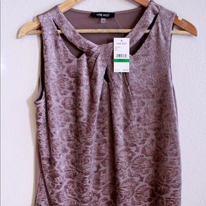 Nine West purple blouse