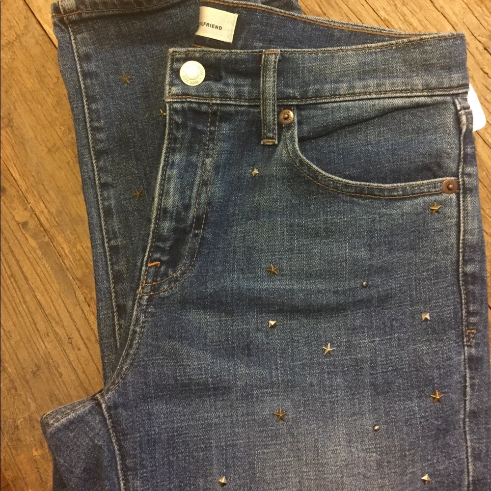 GAP star studded girlfriend jean