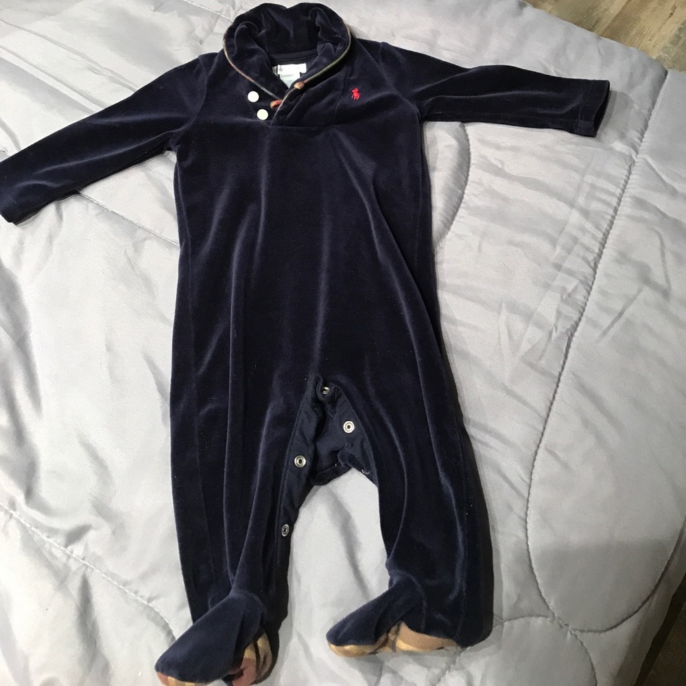 Baby Boy Velvet Footies by Ralph Lauren