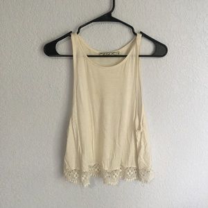White Tank w Lace