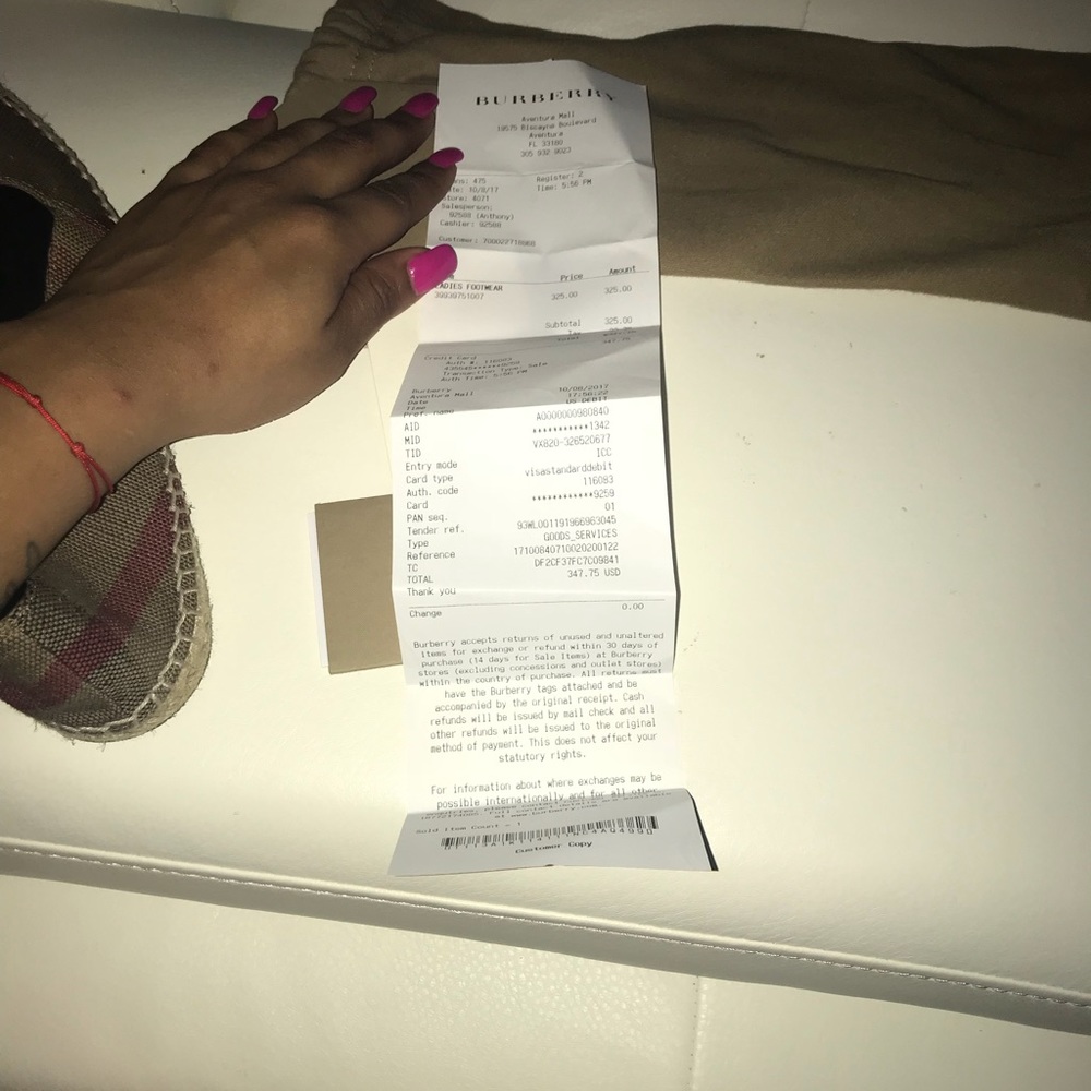 burberry espadrilles