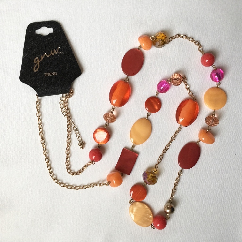 Long Beaded Necklace