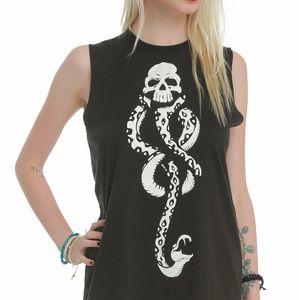 Hot Topic Dark Mark Muscle Top