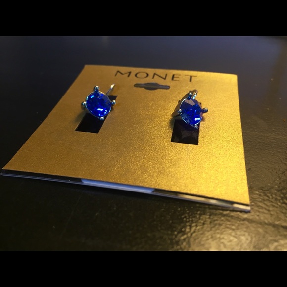 3 Set Monet Silver Blue Stone collection - Picture 4 of 8