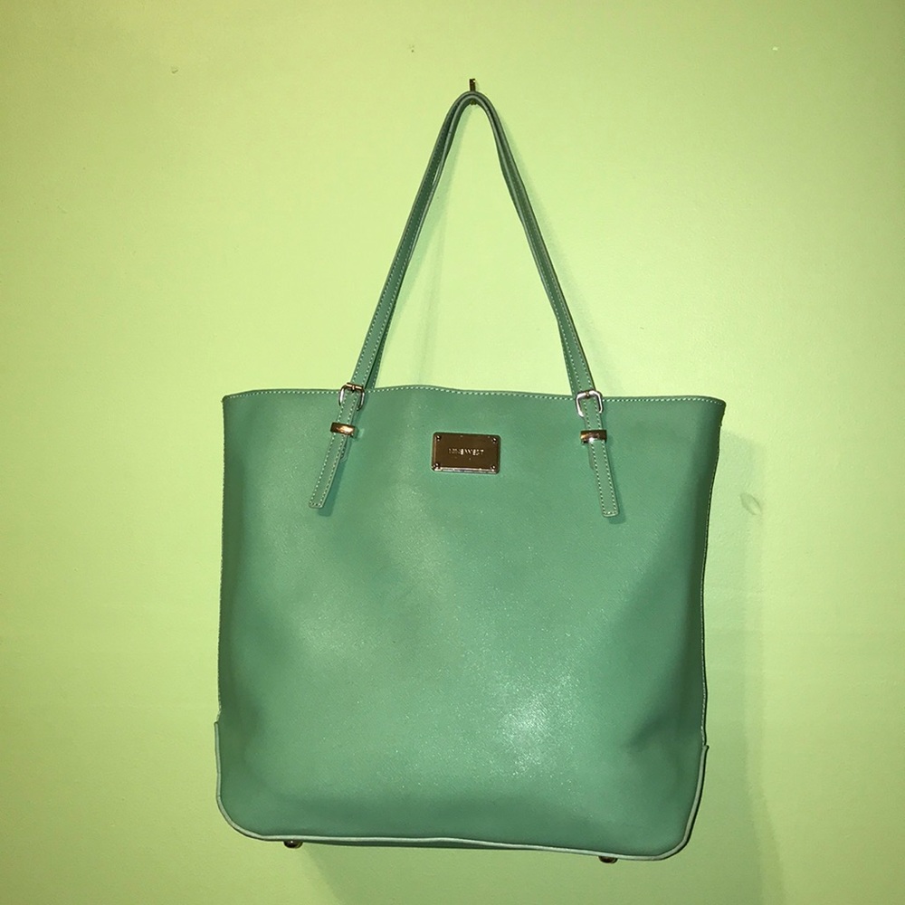 Mint green Nine West tote