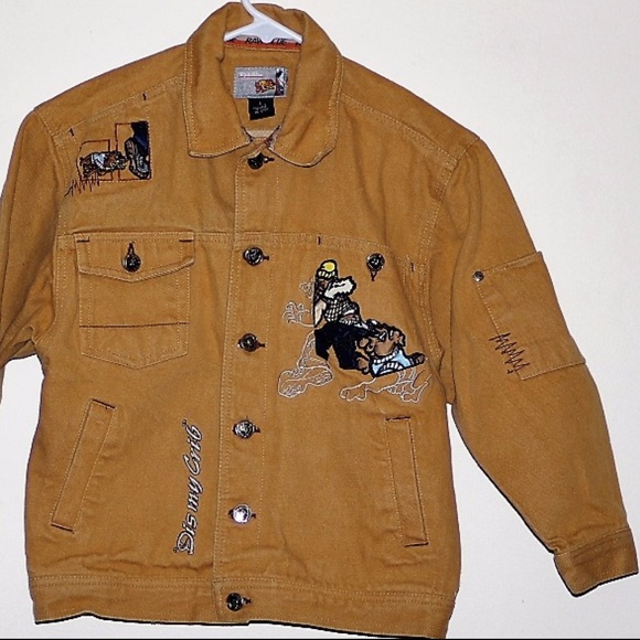 raw blue denim jacket