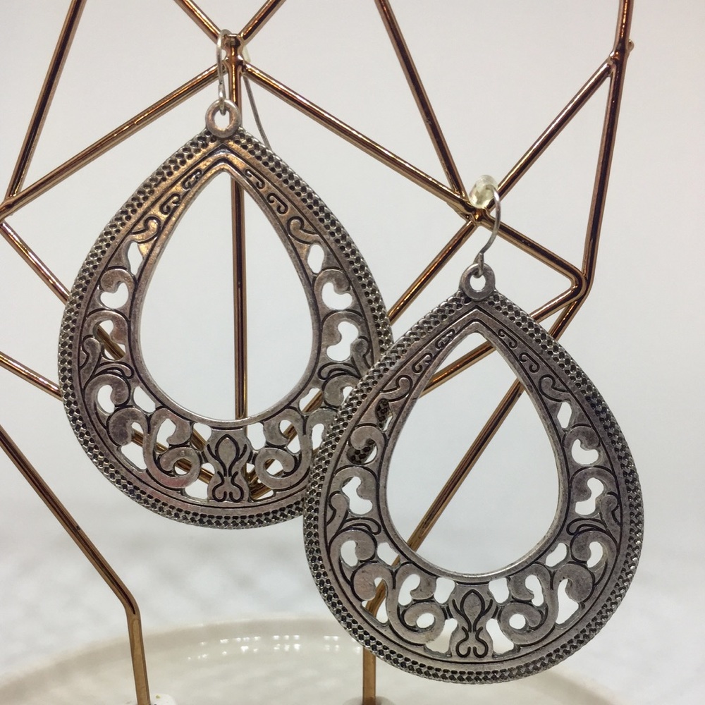 Bohemian hoop earrings
