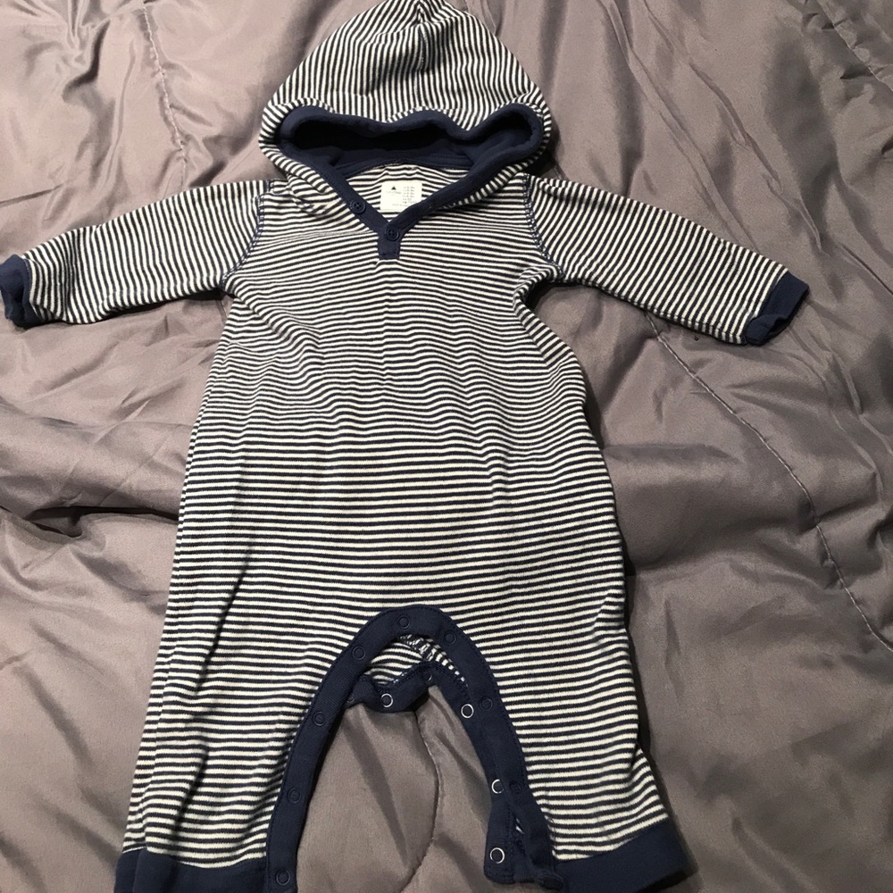 Navy & White Baby Onesie by The Gap