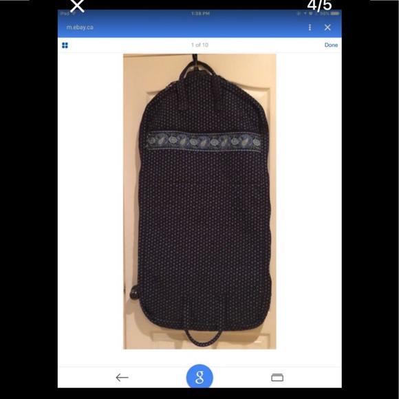 Vera Bradley Other Vera Bradley Dress Bag Excellent Condition