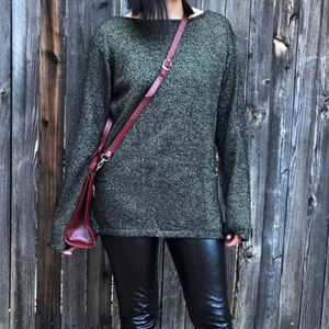 Black Metallic Sweater