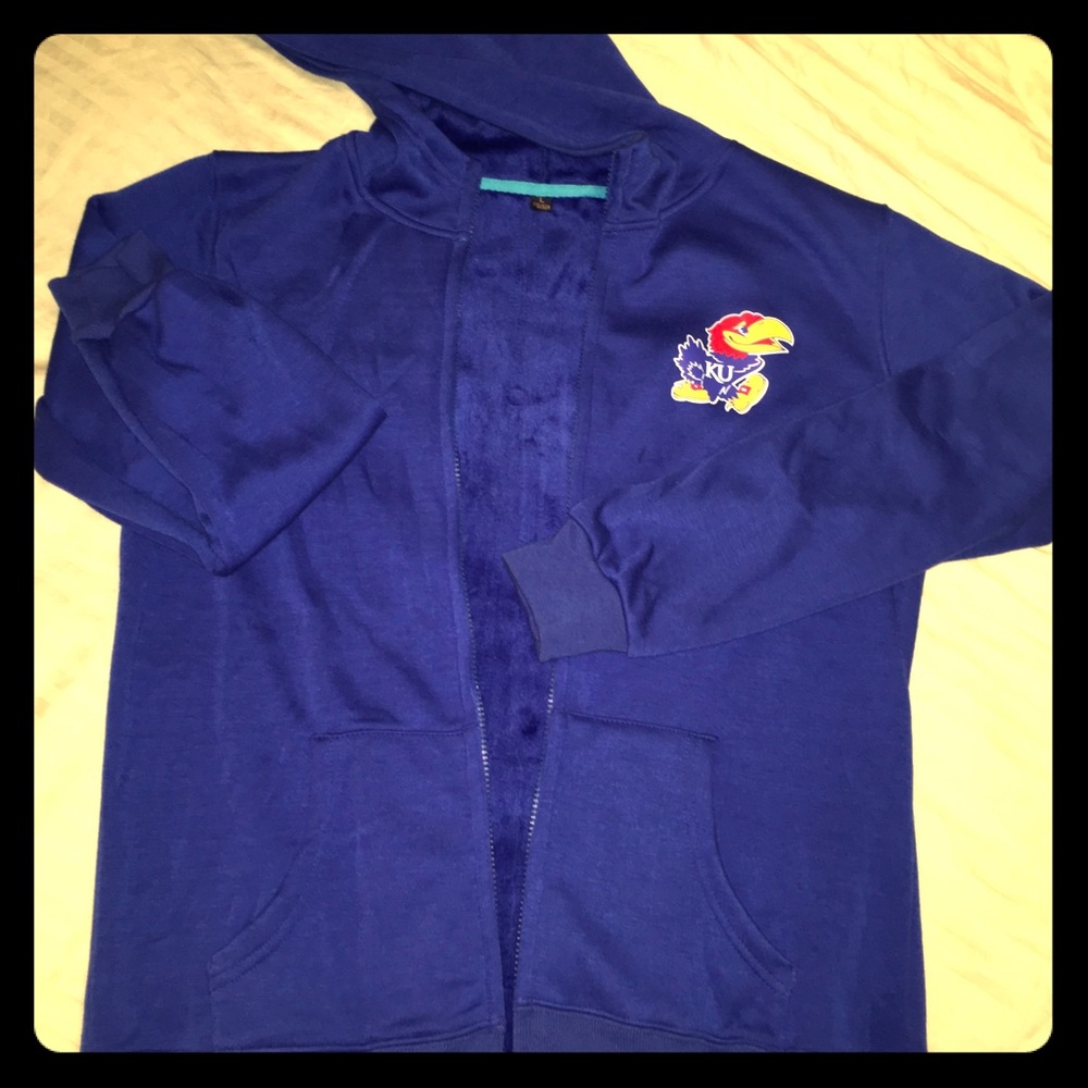 KU Kansas Jayhawks Full ZIP Sweatshirt