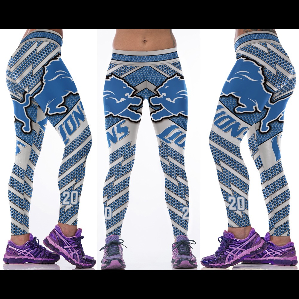 NEW NFL LIONS LEGGINGS S/M