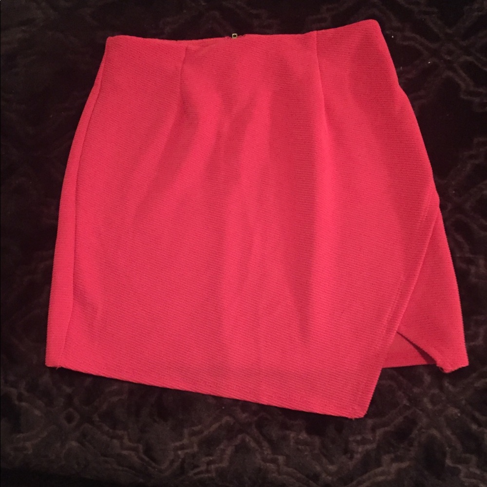 Hot pink miniskirt.  Size small.