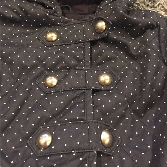 Band Quilted Jacket with Dots - Picture 2 of 8